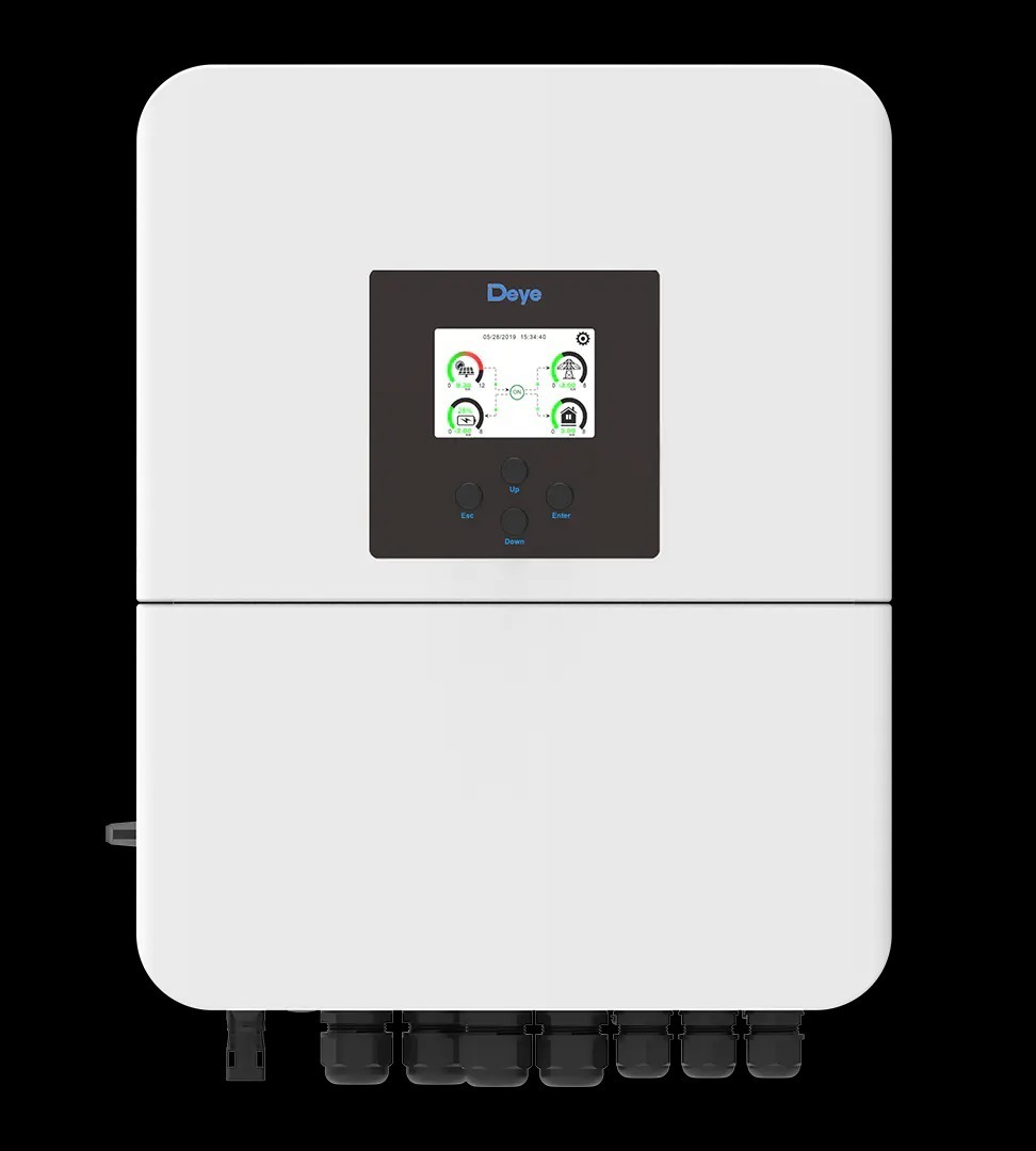 Deye 6kW Hybrid Solar Inverter Single Phase Dual MPPT SUN-6K-0G01LP1-EU ...